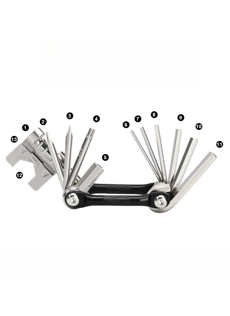 Soofam - Bicycle Multi-Tool, Aluminum Alloy Bicycle Combination Repair Tool, Mountain Bicycle Repair Kit - Image 1