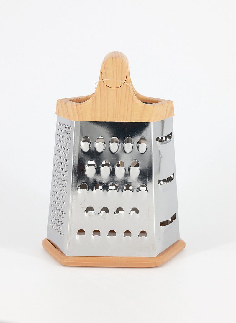 CLASSYTOUCH مبشرة متعددة الجوانب 4 مع مقبض خشبي من الفولاذ المقاوم للصدأ - Image 4