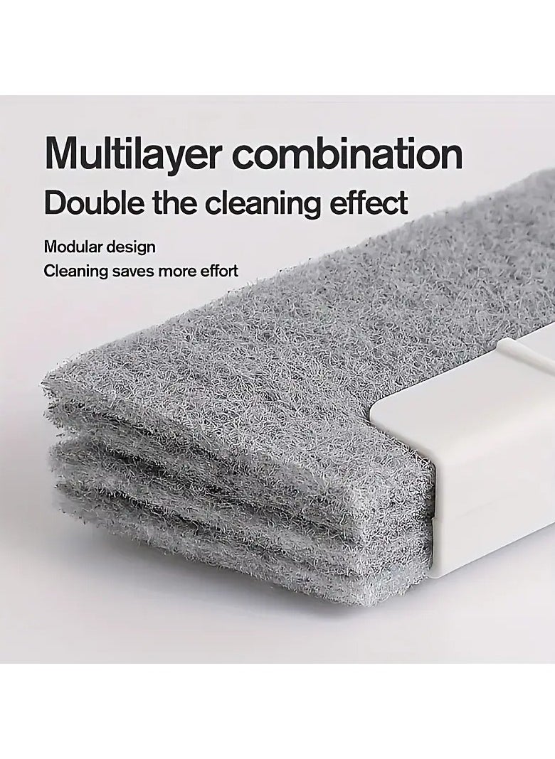 Goolsky Ultimate Cleaning Brush - Effortlessly Reach Tight Spots & Frames - Versatile Tool for Window Rails, Kitchen Counter Tops & Beyond  - Image 5