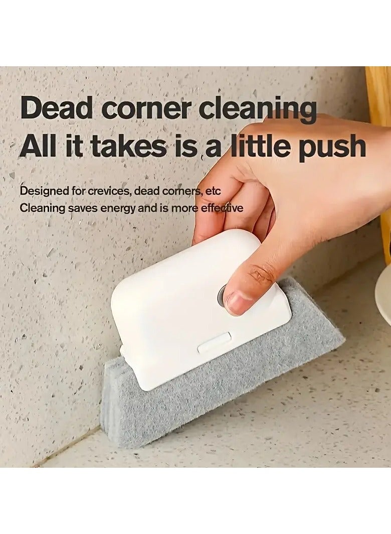 Ultimate Cleaning Brush - Effortlessly Reach Tight Spots & Frames - Versatile Tool for Window Rails, Kitchen Counter Tops & Beyond