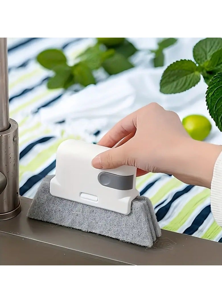 Ultimate Cleaning Brush - Effortlessly Reach Tight Spots & Frames - Versatile Tool for Window Rails, Kitchen Counter Tops & Beyond