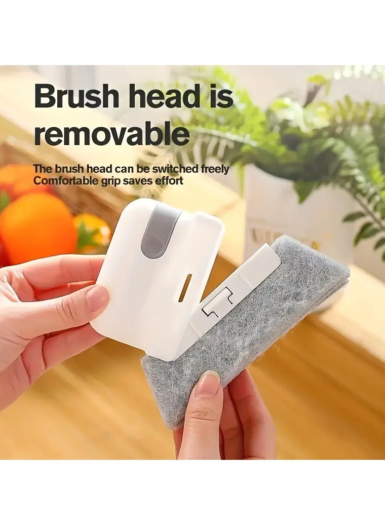 Ultimate Cleaning Brush - Effortlessly Reach Tight Spots & Frames - Versatile Tool for Window Rails, Kitchen Counter Tops & Beyond