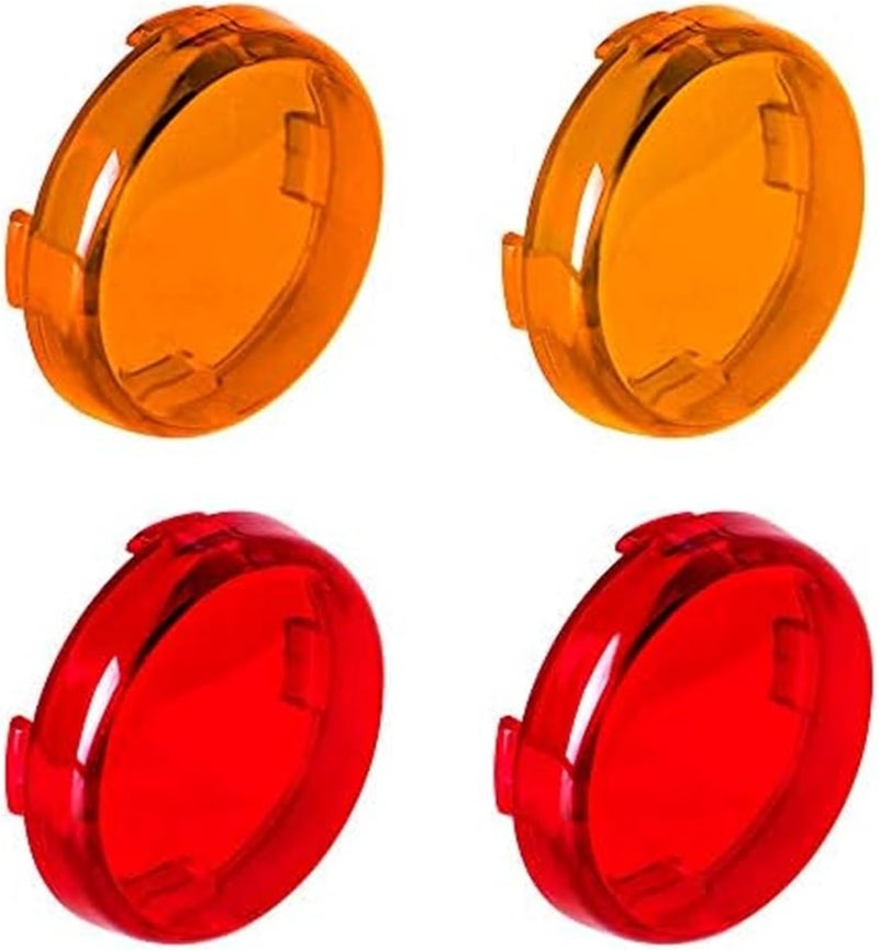 Vuzmode 4PCS Clear Bullet Turn Signal Lens Covers - Image 1