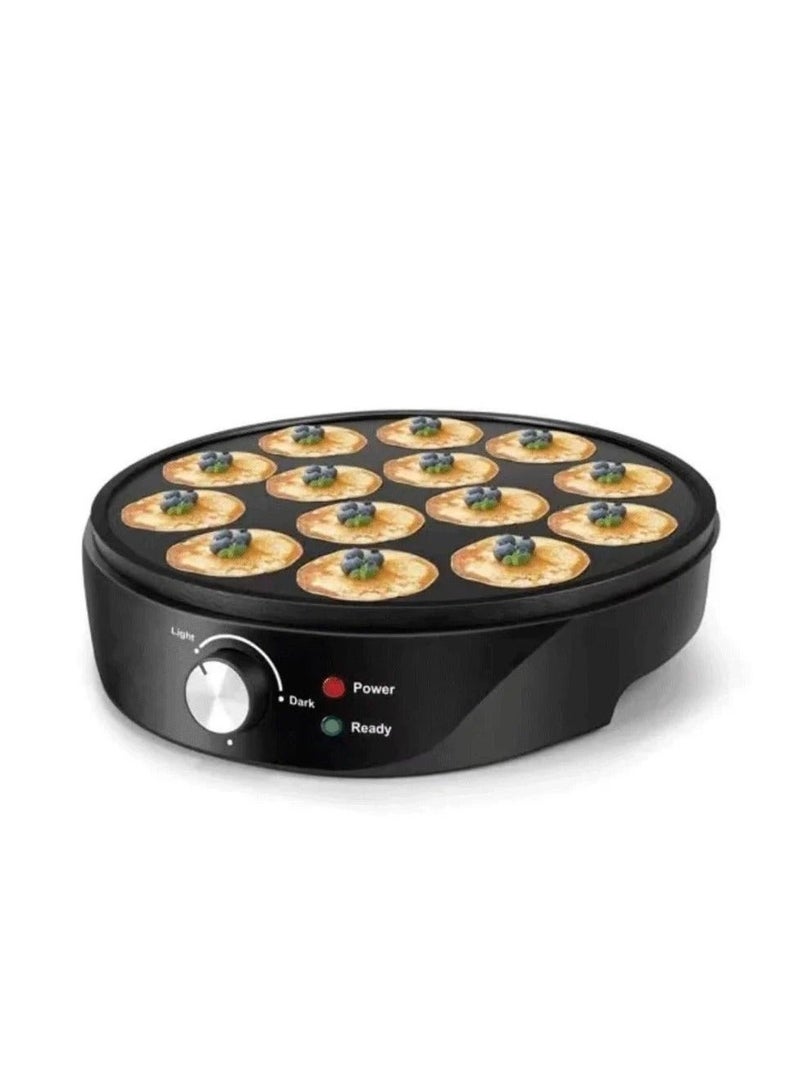 Denx DX3412 Pancake Maker – 14 Holes, 1000W, Non-Stick Coating, Automatic Temperature Control - Image 1