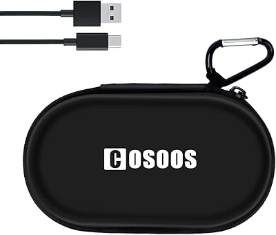 COSOOS Carrying Case & 1.6ft USB-C Charging Cable Only for Silicone Rubber 230Ã‚Â° Headlamp with Floodlight & Spotlight - Image 1