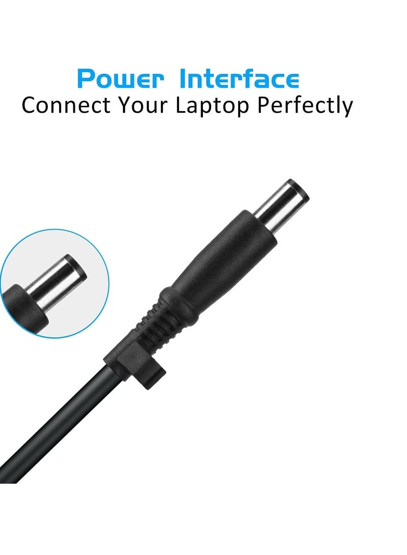 Terabyte US Plug AC Adapter 19.5V 3.34A 65W for Dell Notebook, Output Tips: 7.9x5.0mm - Image 3