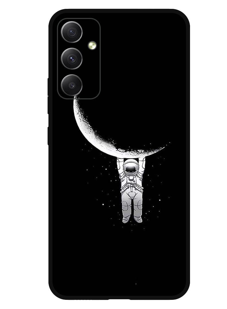 Theodor Protective Case Anti Scratch Shock Proof Bumper Cover For Samsung Galaxy M14 Astronaut & Moon - Image 1