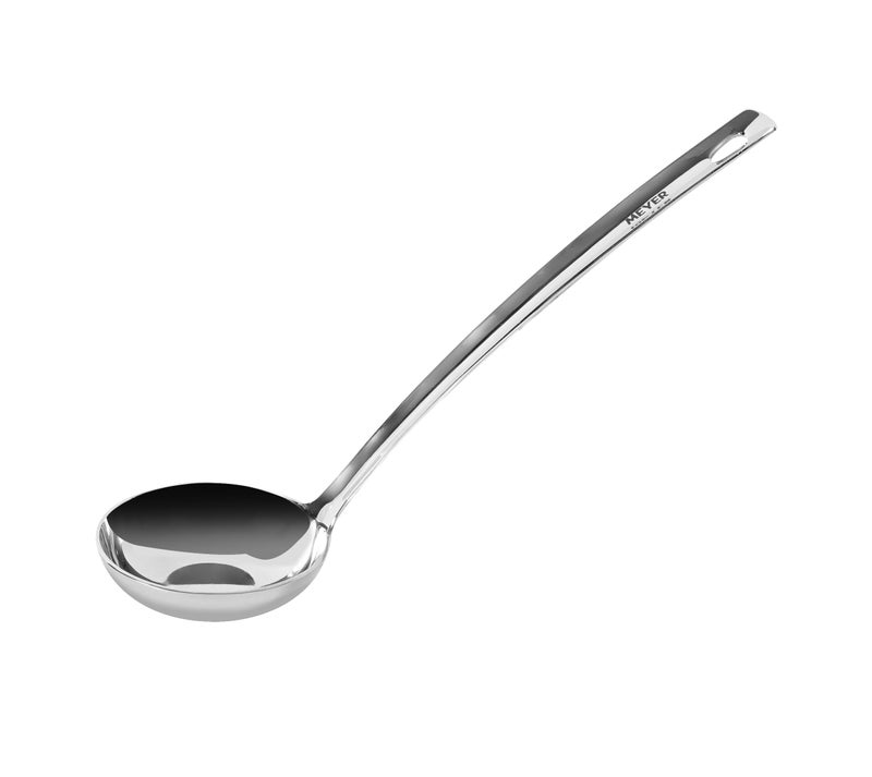 Meyer Stainless Steel Ladle | Kitchen Tools | Soup Ladle | Dosa Making Tools | Steel Ladle for Seving/Cooking All Types of Gravies/Dal/Curries, 30cm - Image 1