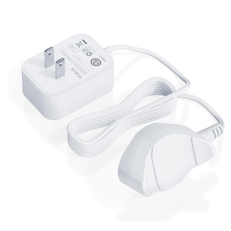 WUKUR شاحن WUKUR البديل لجهاز Waterpik لتنظيف الأسنان بشاحن مغناطيسي متوافق مع Waterpik WP-560 WP-562 WP-563 WP-567 سلك الطاقة بطول 5.9 قدم - Image 1