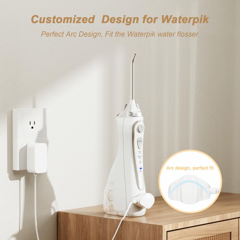 WUKUR شاحن WUKUR البديل لجهاز Waterpik لتنظيف الأسنان بشاحن مغناطيسي متوافق مع Waterpik WP-560 WP-562 WP-563 WP-567 سلك الطاقة بطول 5.9 قدم - Image 5