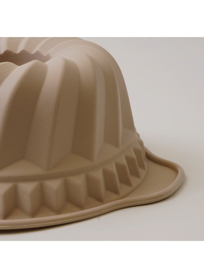 ألبرتو قالب كيك دائري مجوف سيليكون 28.5*24*10.5سم، كريمي - Image 4