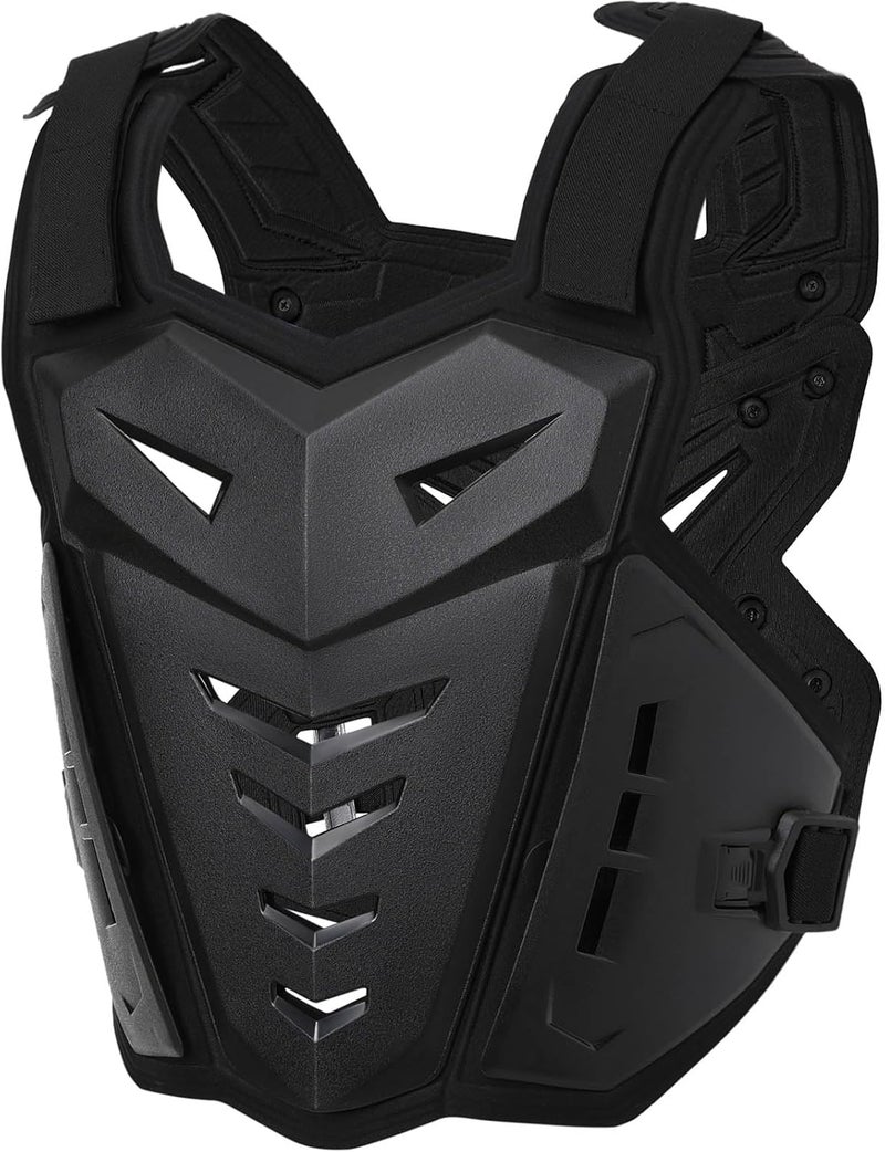 PETA Motorcycle Armor Body Guard Vest, Street Bike Riding Off-Road Racing Cycling Skiing Motocross Adult Chest Protector - Image 1