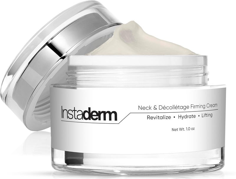 كريم شد الرقبة والصدر لعلاج التجاعيد المترهلة والخطوط الرأسية - تركيبة ببتيد مضادة للشيخوخة لتعزيز الترطيب والكولاجين في البشرة