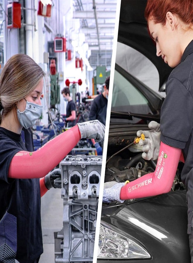Schwer AIR-SKIN ANSI A6 Cut Resistant Arm Sleeves for Men & Women S901-P, Non-PFAS Arm Protectors for High Risk Work, UPF50+ UV Protection Cooling Gardening Sleeves for Farming, Lightweight Breathable - Image 4
