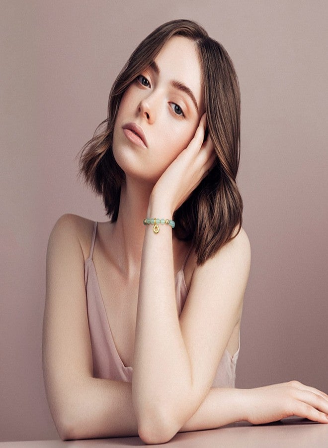 ZenBless Fengshui Porsperity Jade Bracelet Lucky Charm Feng Shui Black Obsidian Wealth Bracelet Gift for Men Women with Gold Plated Pi Xiu Pi Yao Attract Wealth Good Luck(Green) (green) - Image 4