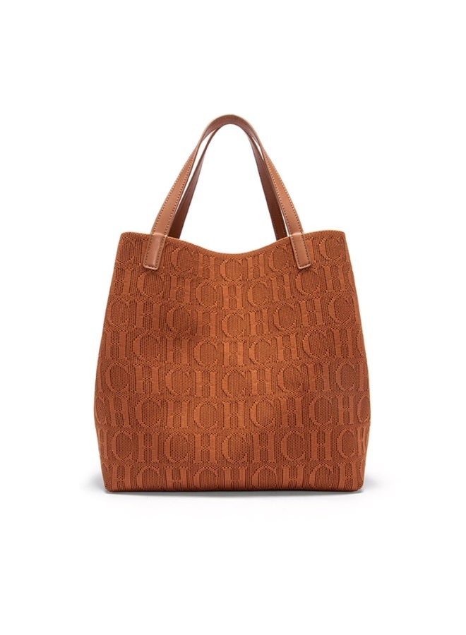 سي اتش سي اتش CH CH النساء حقيبة التسوق ذات القدرة الكبيرة ، حقيبة العادية البسيطة ، حقيبة الكتف - Image 2