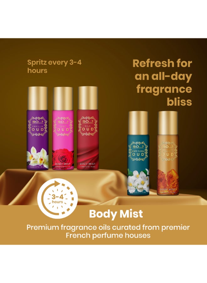 So..? White Floral Oud Body Mist Long Lasting Fragrance Spray 150ml  - Image 4