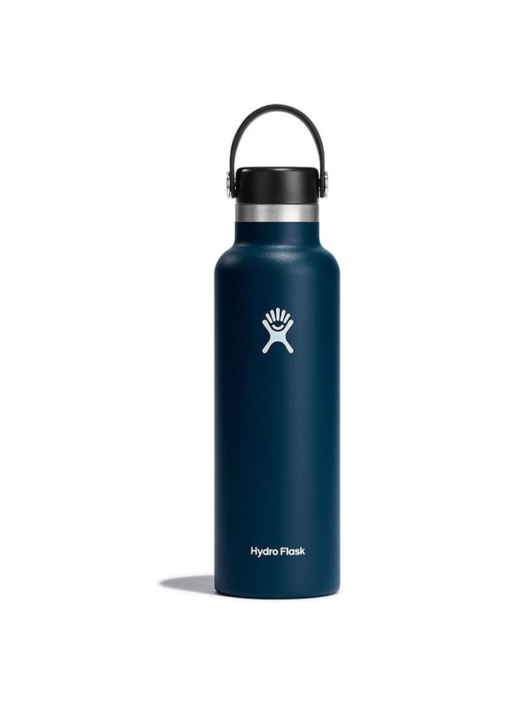 Vacuum Bottle with Standard Mouth, 620 ml-Indigo