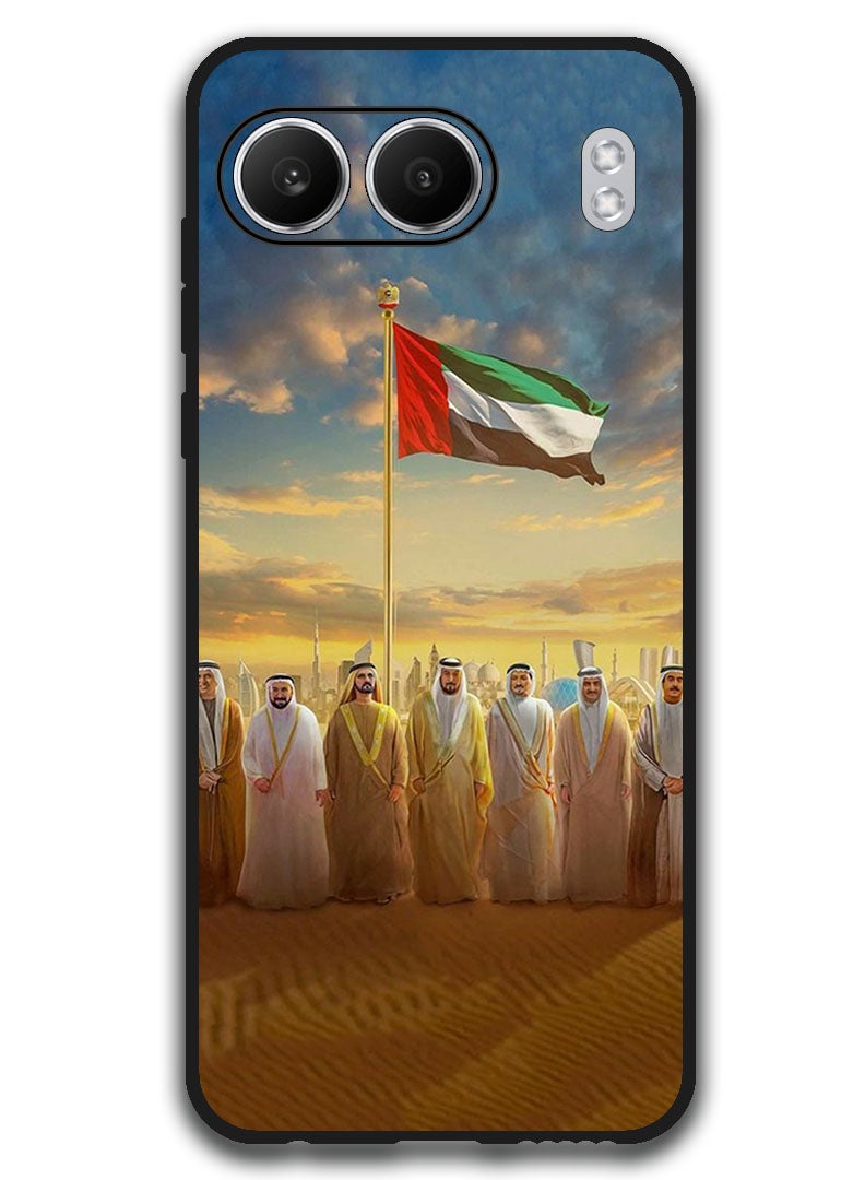 Theodor غطاء واقي مضاد للخدش ومقاوم للصدمات لهاتف OnePlus Nord 4 علم الإمارات حكام الإمارات - Image 1