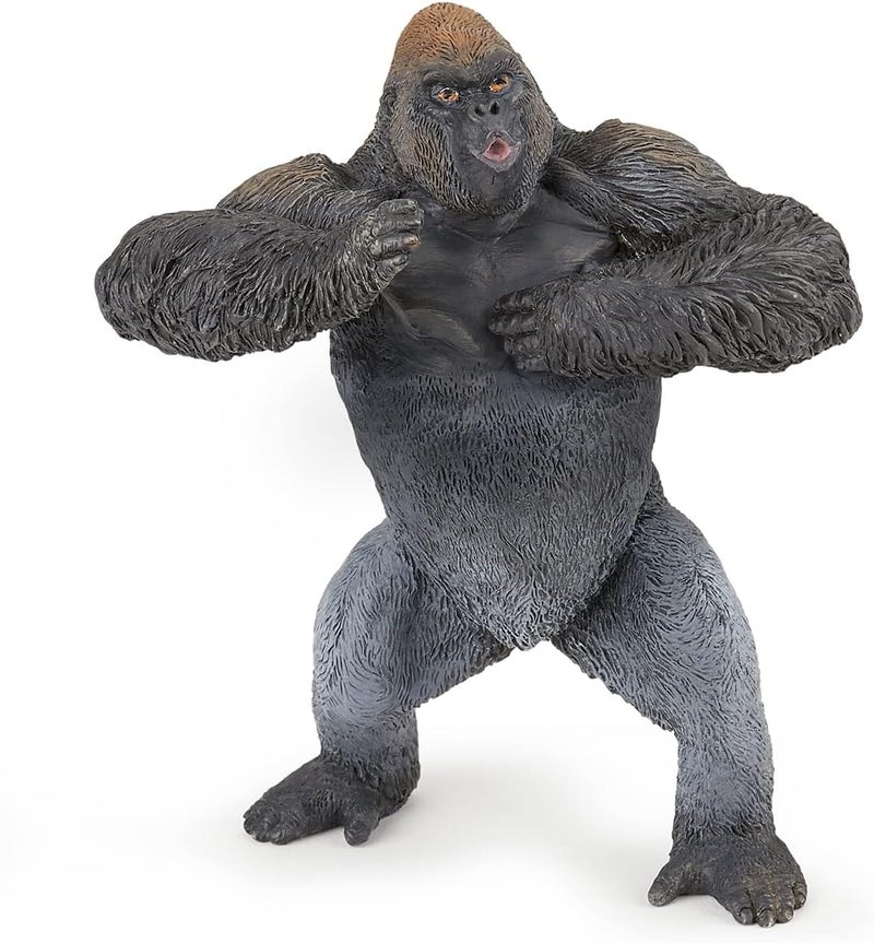 Papo HandPainted  Figurine Wild Animal Kingdom  Mountain Gorilla 50243 Collectible  for Children  Suitable for Boys and Girls from 3 Years Old - Image 1