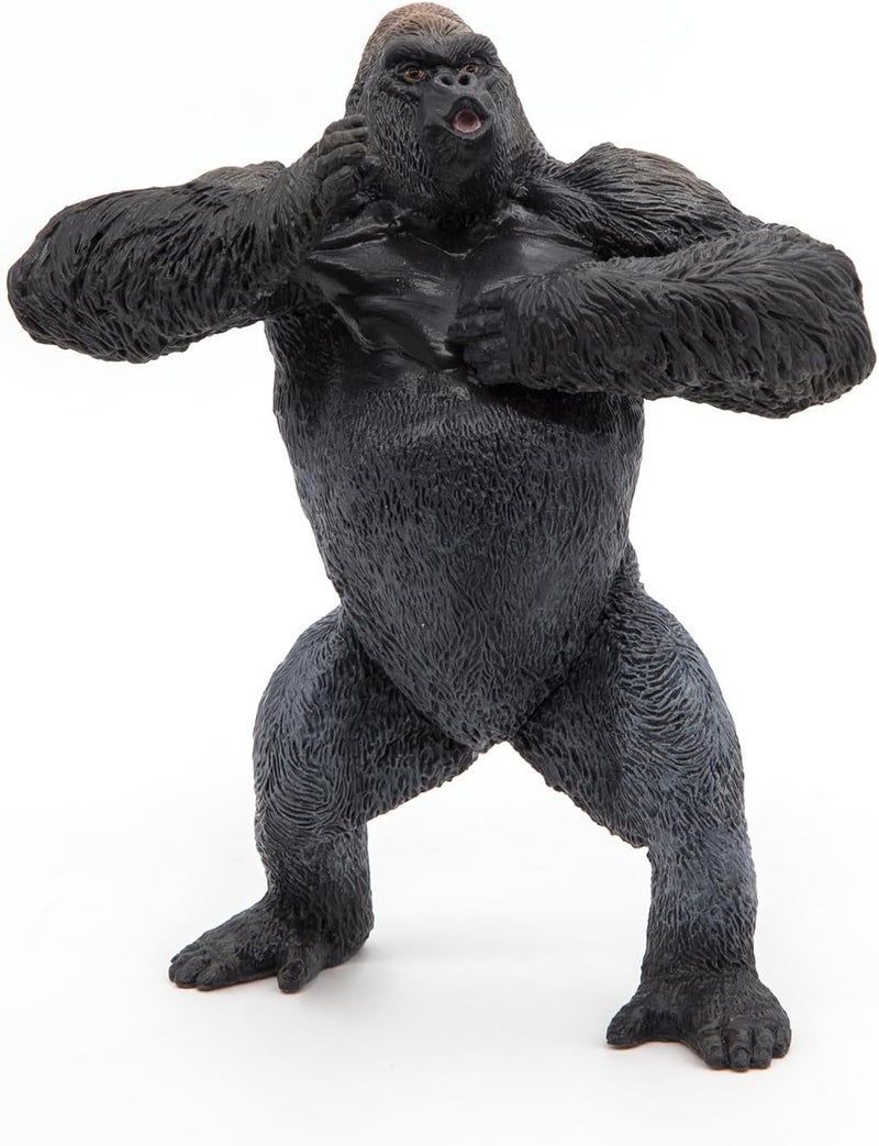 Papo HandPainted  Figurine Wild Animal Kingdom  Mountain Gorilla 50243 Collectible  for Children  Suitable for Boys and Girls from 3 Years Old - Image 3