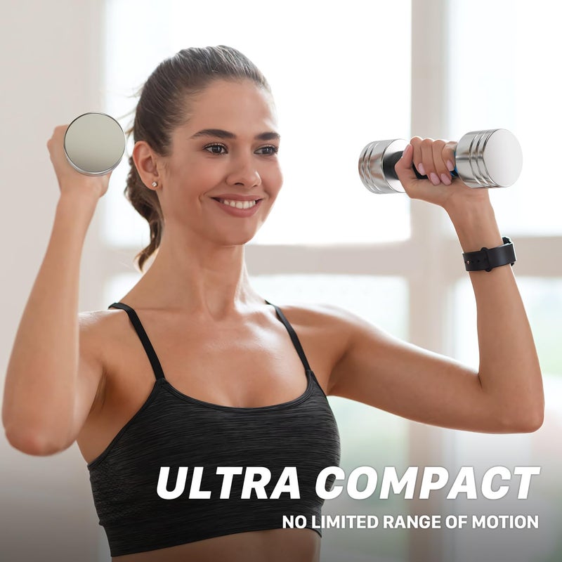 Northdeer Hand Weight Set of 2 for Women 5lb Pair (3lb/4lb/5lb) Adjustable Dumbbells with Foam Handles Chrome Home Exercise Gym Workout (Standard-Finish 5lbÃ—2) - Image 3