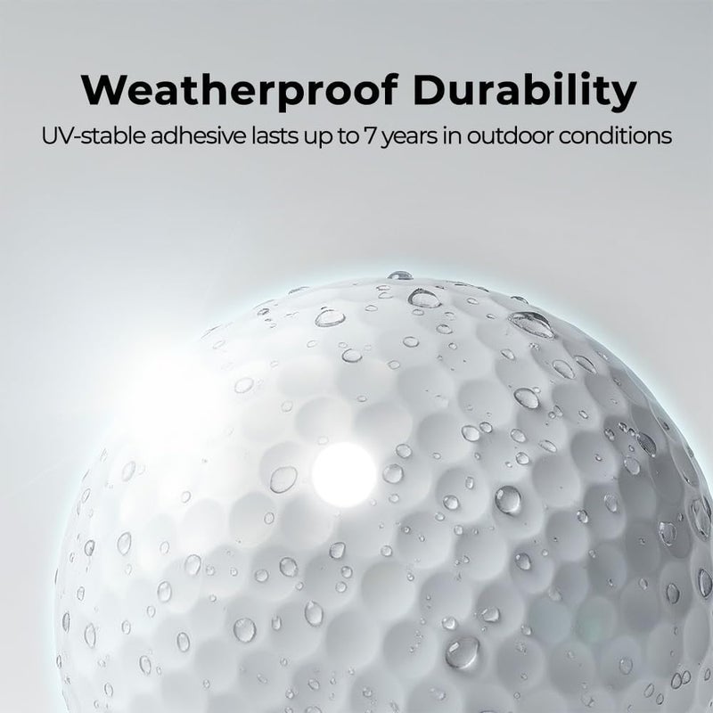 LiteMark Golf Club & Golf Ball, White Reflective Dot Stickers, 3M Weatherproof Decals for Enhanced High Speed Camera Detection and Simulators, 1/4 Inch Size, Pack of 546 - Image 4