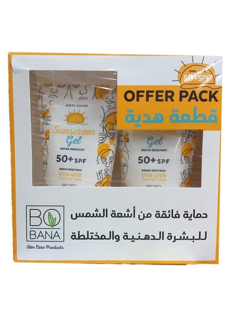 BOBANA SUNSCREEN GEL SPF 50+ 150ML 1+1 OFF