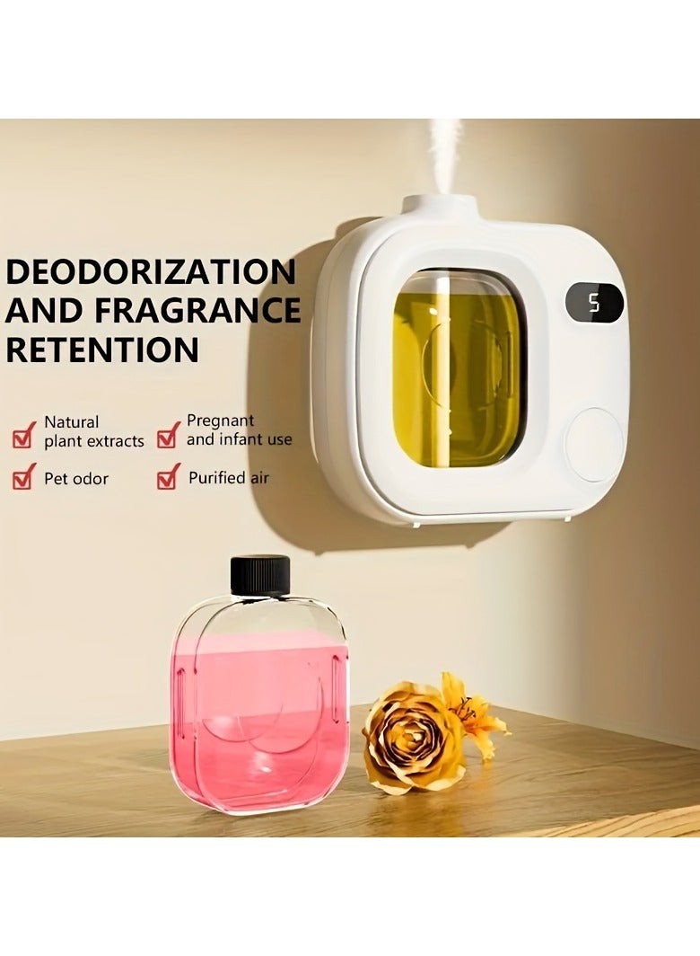 AROAQ Smart Aroma Diffuser with 5-Speed Adjustable Timer, Rechargeable 500mAh Battery, USB Charging, Fragrance-Free Operation for Essential Oils/Perfumes, Ideal for Office, Bedroom, Bathroom - Long-Lasting Home Fragrance Device, Portable Air Freshener - Image 3