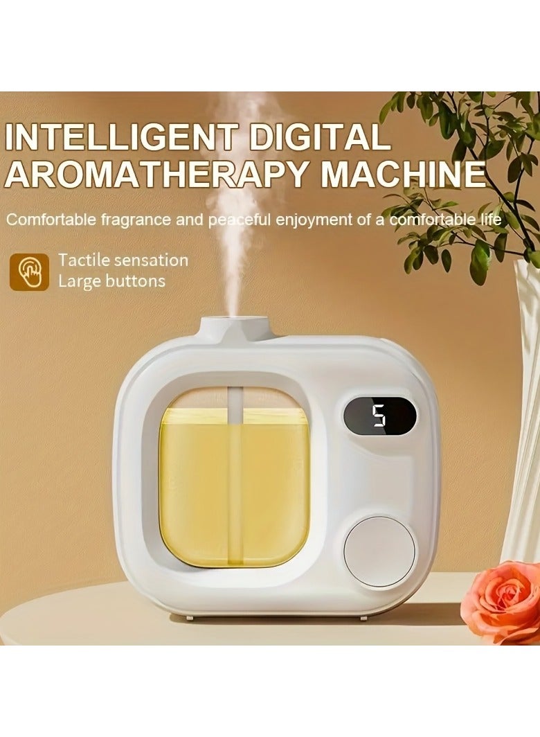 AROAQ Smart Aroma Diffuser with 5-Speed Adjustable Timer, Rechargeable 500mAh Battery, USB Charging, Fragrance-Free Operation for Essential Oils/Perfumes, Ideal for Office, Bedroom, Bathroom - Long-Lasting Home Fragrance Device, Portable Air Freshener - Image 4