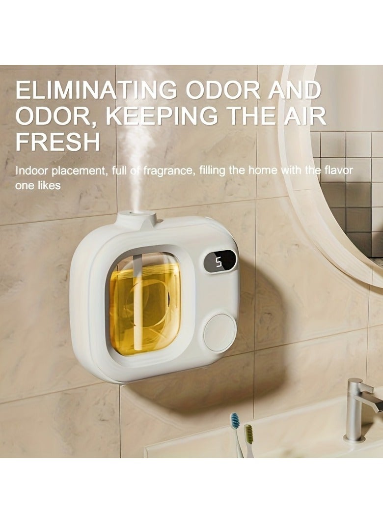 AROAQ Smart Aroma Diffuser with 5-Speed Adjustable Timer, Rechargeable 500mAh Battery, USB Charging, Fragrance-Free Operation for Essential Oils/Perfumes, Ideal for Office, Bedroom, Bathroom - Long-Lasting Home Fragrance Device, Portable Air Freshener - Image 2