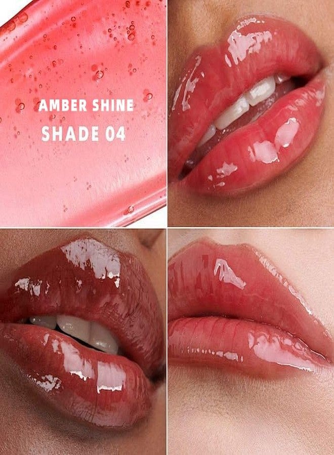 SAM SUGAR Tinted Lip Balm Hydrating Lip Gloss Long lasting Moisturizing Lip Balm Dewy Shine Finish Honey Melting Lip （04#） - Image 2