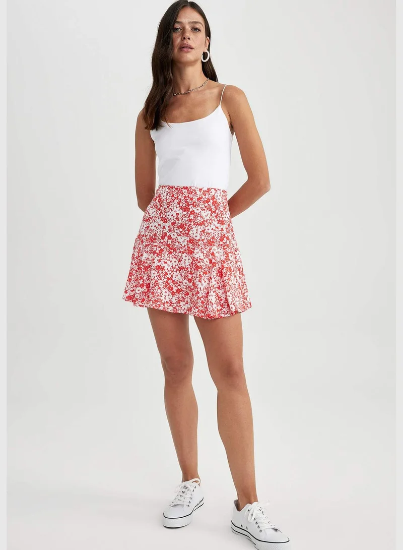 DeFacto Woman Flare Fit Woven Skirt