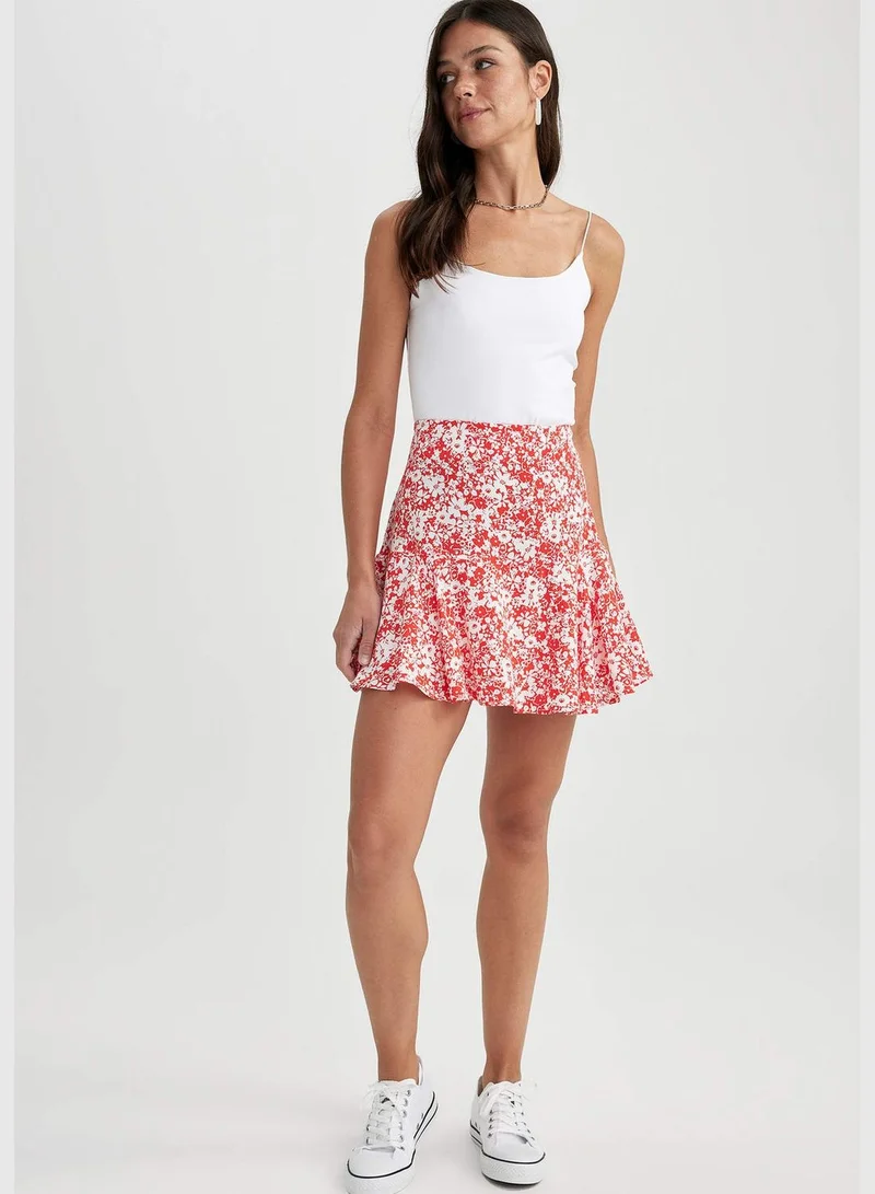DeFacto Woman Flare Fit Woven Skirt