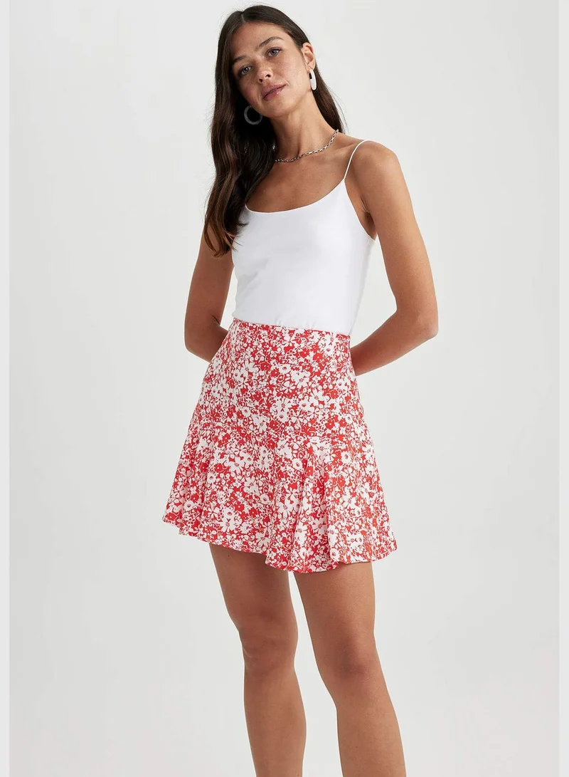 DeFacto Woman Flare Fit Woven Skirt