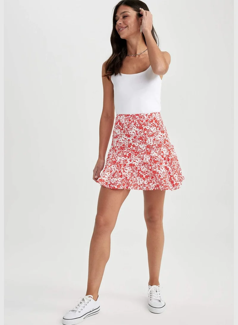 DeFacto Woman Flare Fit Woven Skirt