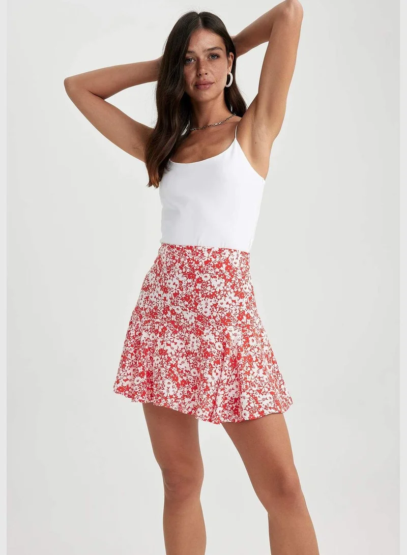 DeFacto Woman Flare Fit Woven Skirt