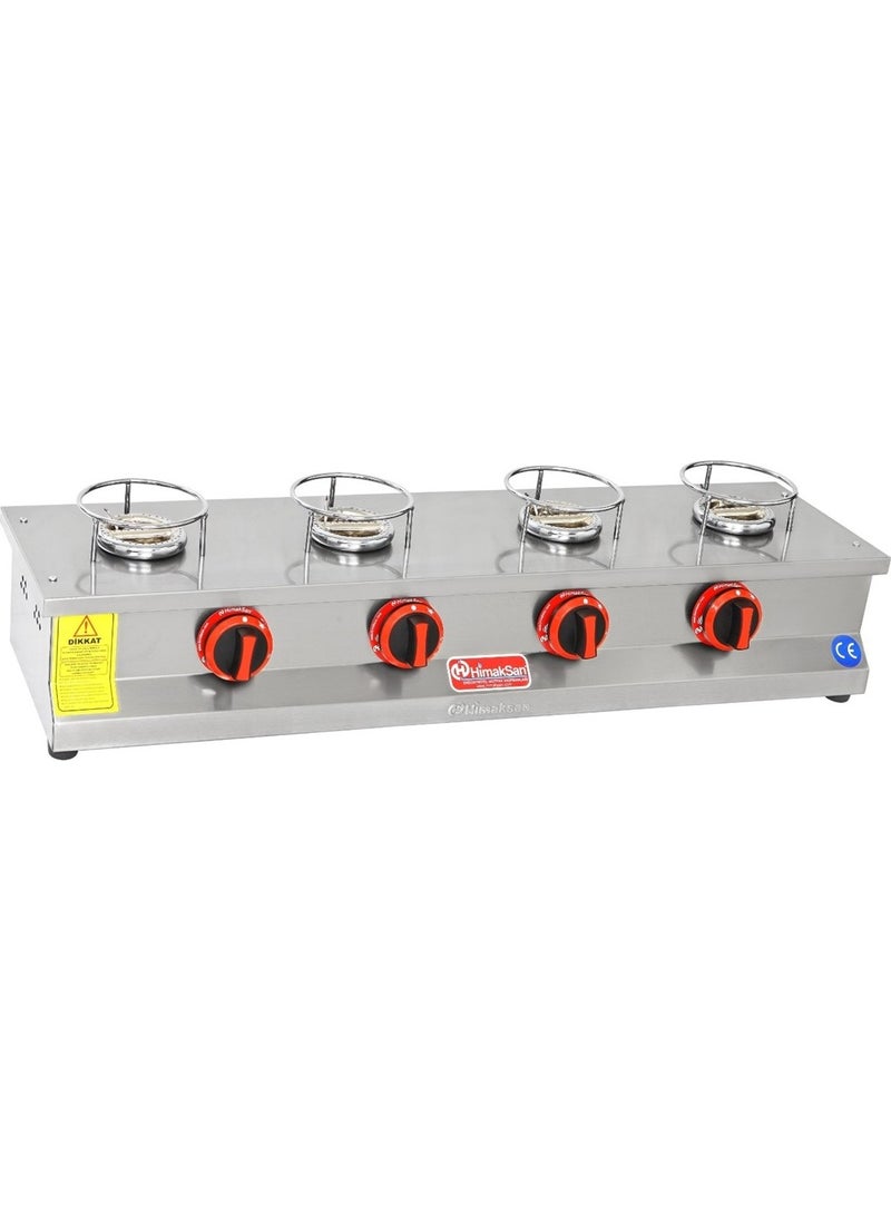 Himaksan Industrial LPG Cylinder 4 Burner Kunefe Oven Machine 