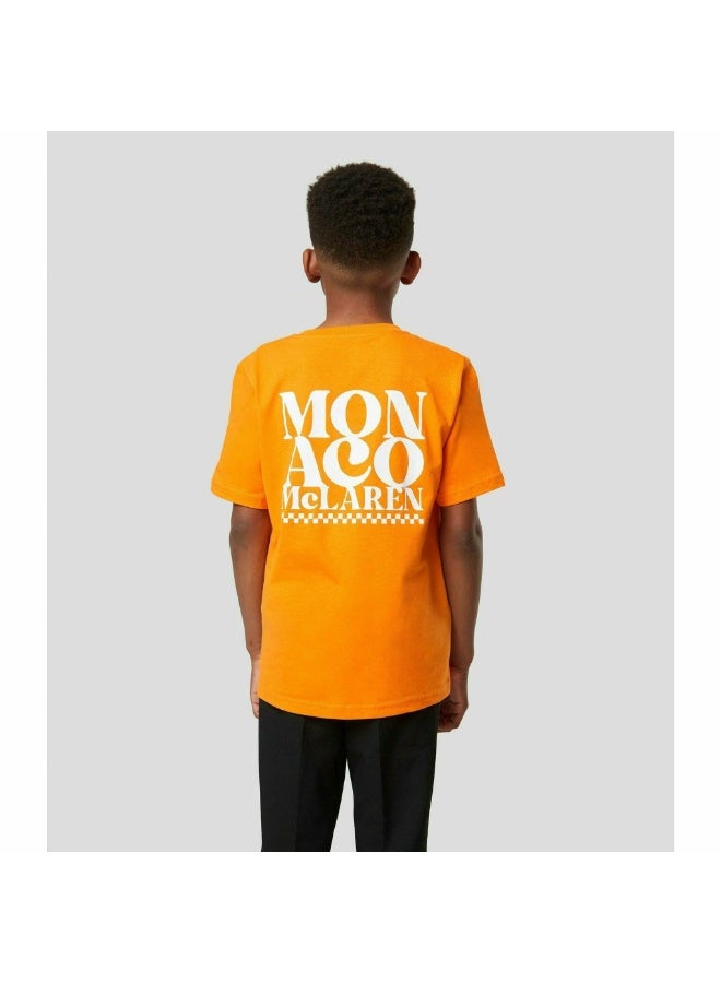 McLaren JUNIOR MONACO SLOGAN T-SHIRT - Image 4