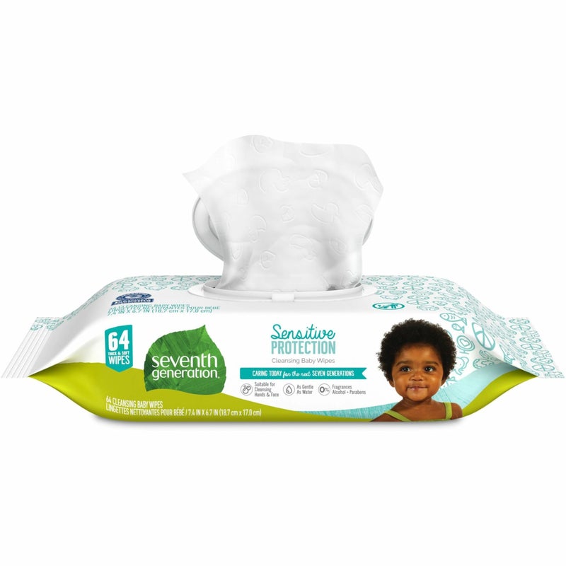 Seventh Generation Baby Wipes 64 Count