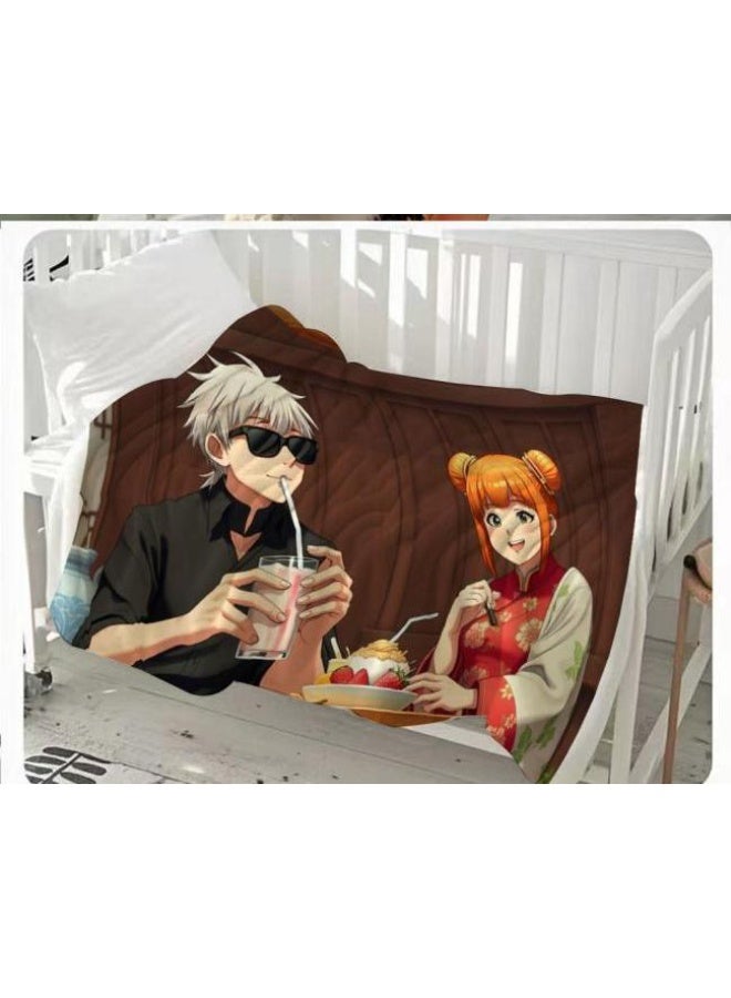 general Children's or student cartoon flannel thin blanket (warm and comfortable, suitable for sleep, games) 100cm*150cm - 643 - Image 3