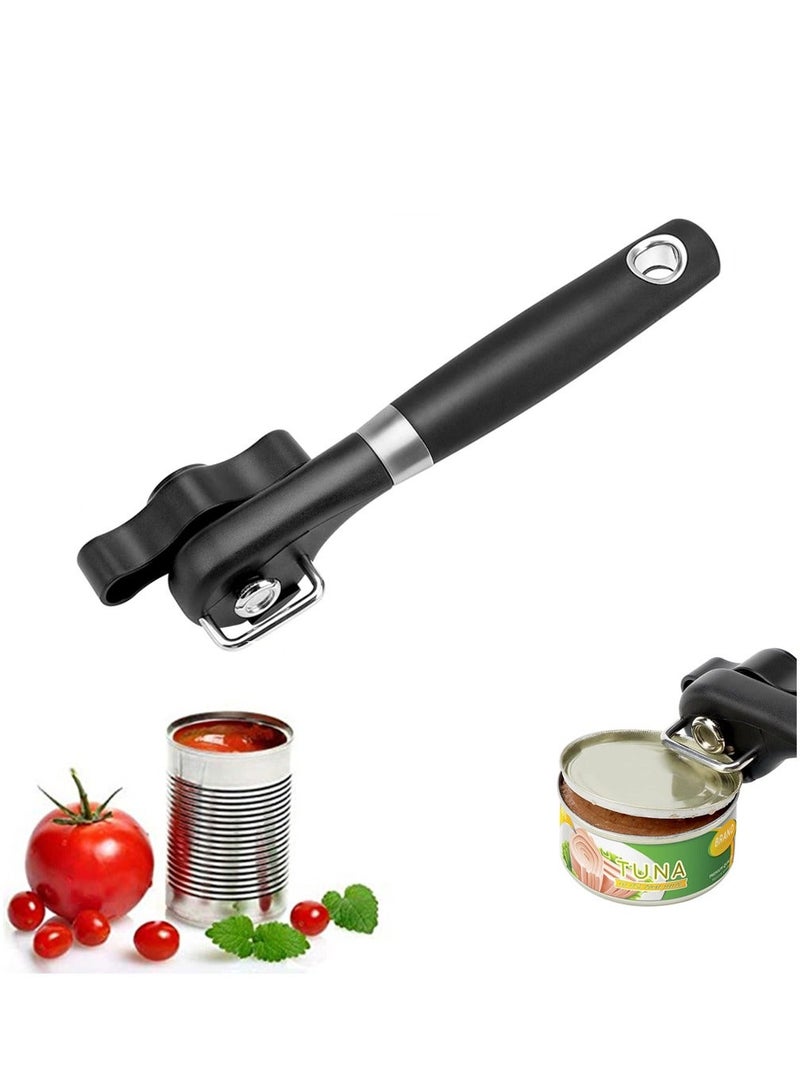 Y&D Can Opener Manual, Safe Cut With Smooth Edge, Hand with Ergonomic Grip and Larger Turning Knob, Stainless Steel Opener, Fruit Cans Utensils for Kitchen  - Image 1