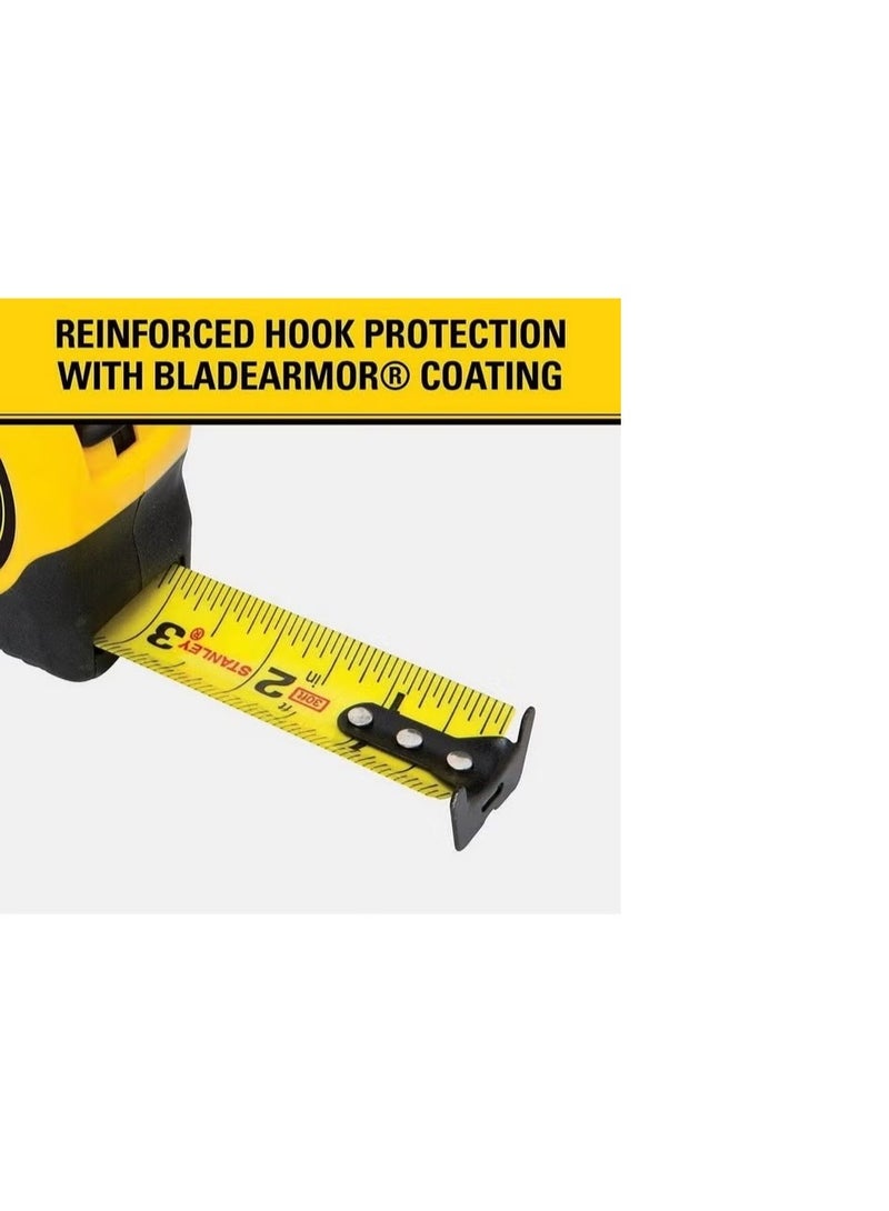 Stanley Fatmax Classic Compact Measuring Tape Yellow and Black 16ft x 1.25inch 33-716  - Image 2