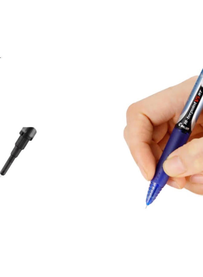 Pilot Bxrt-V7 Retractable Black Gel Pen, Signature Pen, Water-Based Pen, 0.7Mm, For Students, Rollerball Pen, Stationery Set, Office Supplies, Handwriting Practice, 1 Pen + 3 Black Refills - Image 1