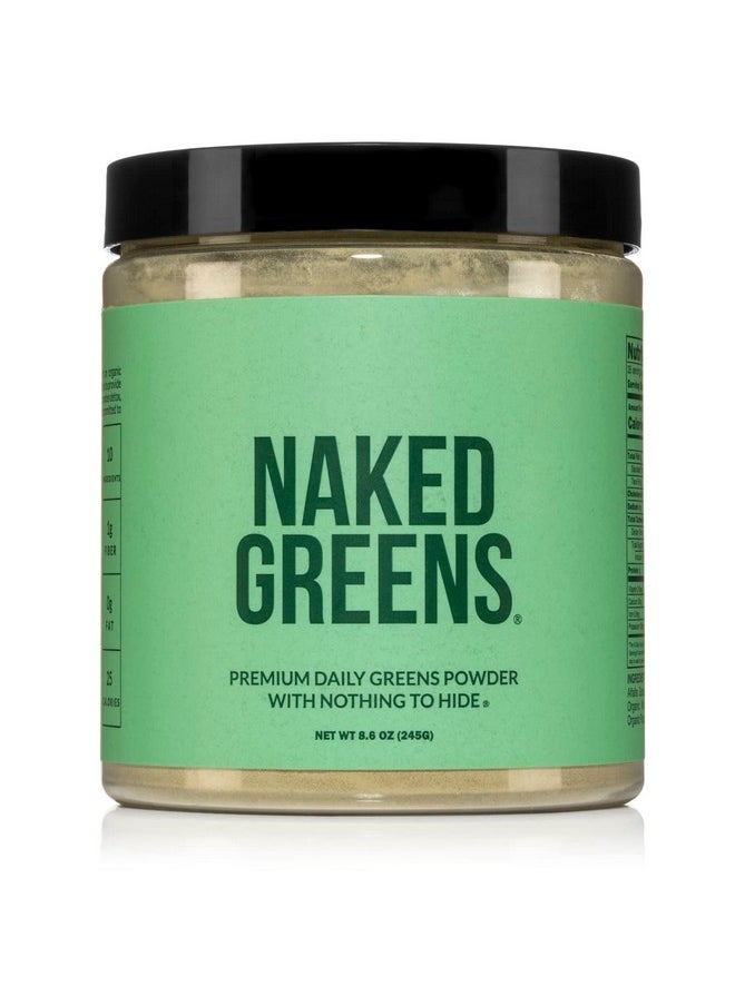 NAKED nutrition - Super Greens Powder Organic Greens Supplement Only 10 Premium Ingredients Vegan Nongmo Prebiotic And Probiotic 35 Servings - Image 1