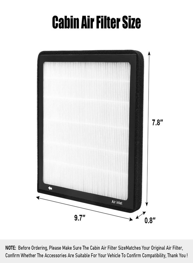 JCCGLOBAL CF12058,Cabin Air Filter with activated carbon particle for Hyundai,2018-2022 Accent,2017-2020 Elantra,2018-2020 Elantra GT.KIA,2019-2023 Forte,2020-2023 Forte5,2018-2023 RIO.97133F2000,F2H7. - Image 2