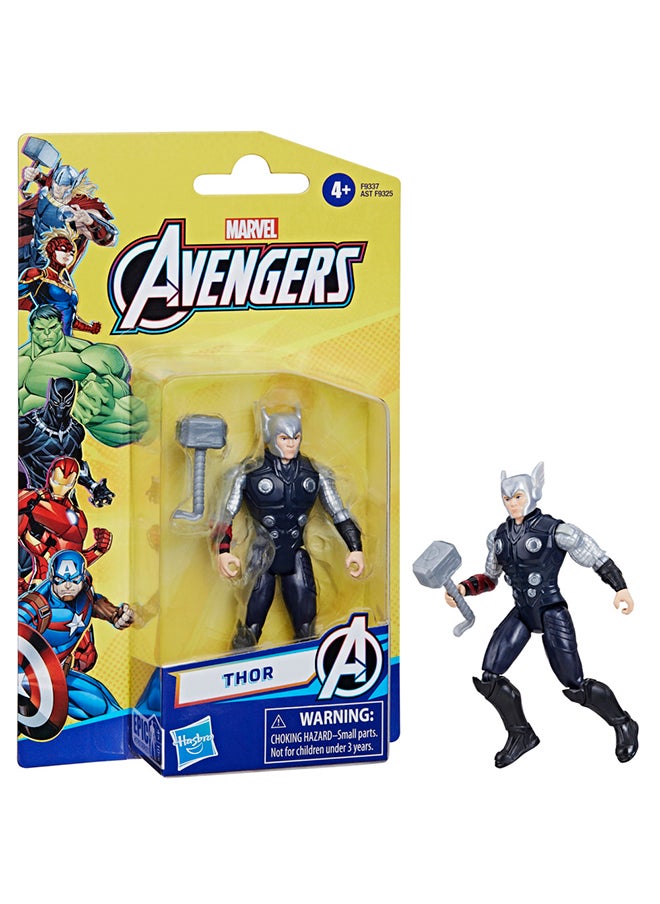 MARVEL - Marvel Avengers Epic Hero Series Thor Action Figure, 4-inch, Super Hero Toys For Kids Ages 4 and Up - Image 1