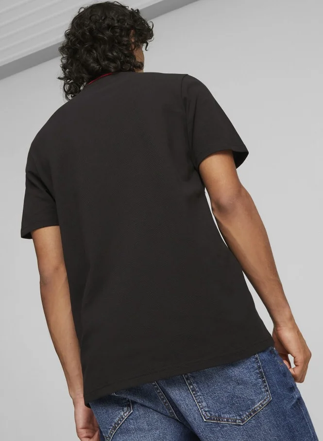 Scuderia Ferrari Scuderia Ferrari Race Short Sleeve Shirt Casual Casual - Black
