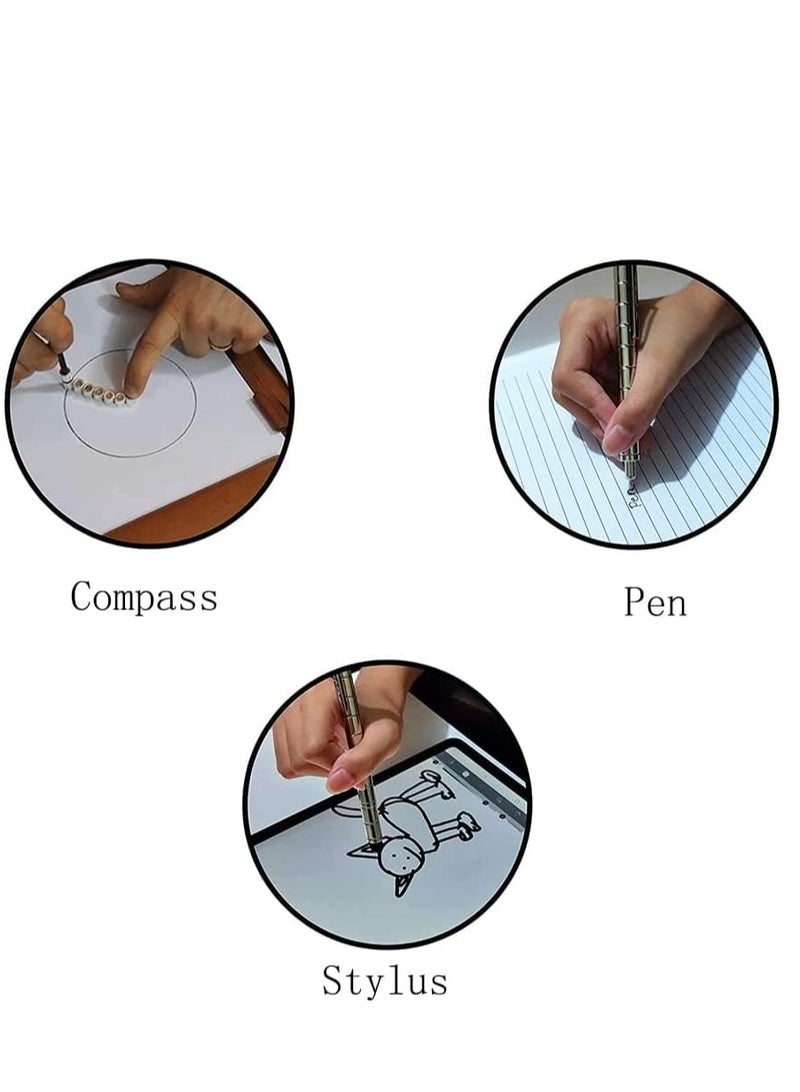 Fidget Pen Magnetic Pen Decompression Magnetic Pen Magnets DIY Toys Fidget Toys Magnetic Sculpture Building Blocks Desktop Sculpture Toys Stress Relief Gift for Adults or Kids  - Image 2