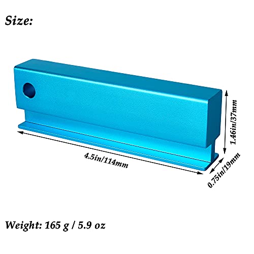 Meideal Guitar Fret Understring Leveler, Aluminum Fret Leveling Sanding Beam File Bar, Pro Luthier Repair Tool for Guitar & Bass (4.5 inch) - Image 3